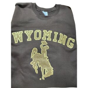 Shop Wyoming Wyoming Steamboat Glitter Sweatshirt