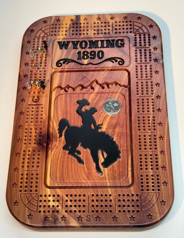 Shop Wyoming CB004 Cedar 4-trk Cribbage Board