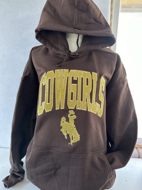 Shop Wyoming Cowgirls Glitter Sweatshirt