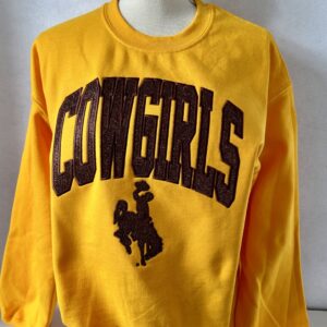 Shop Wyoming Cowgirls Glitter Sweatshirt