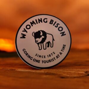 Shop Wyoming Wyoming Bison Sticker