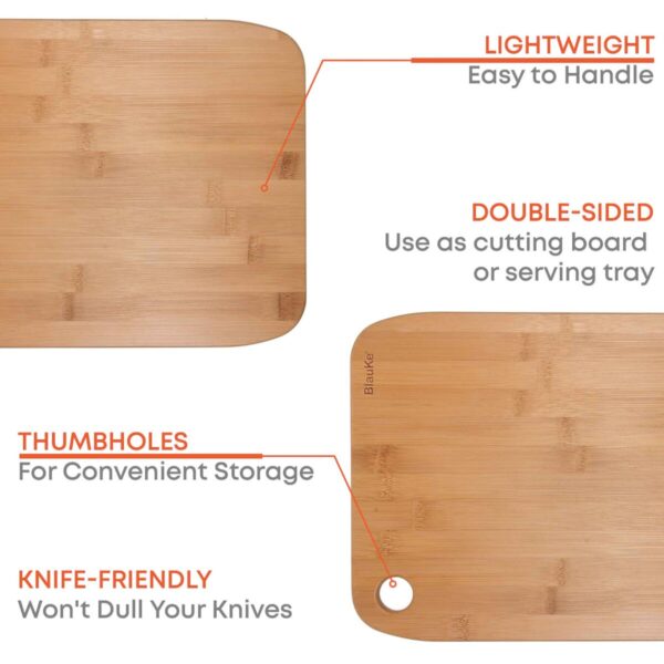 Shop Wyoming Wooden Cutting Boards for Kitchen – Bamboo Chopping Board Set of 3