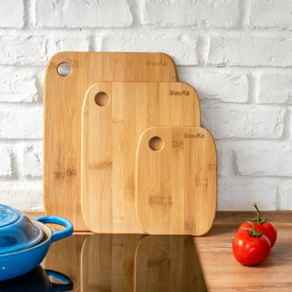Shop Wyoming Wooden Cutting Boards for Kitchen – Bamboo Chopping Board Set of 3