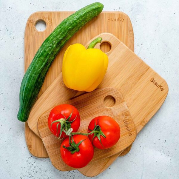 Shop Wyoming Wooden Cutting Boards for Kitchen – Bamboo Chopping Board Set of 3