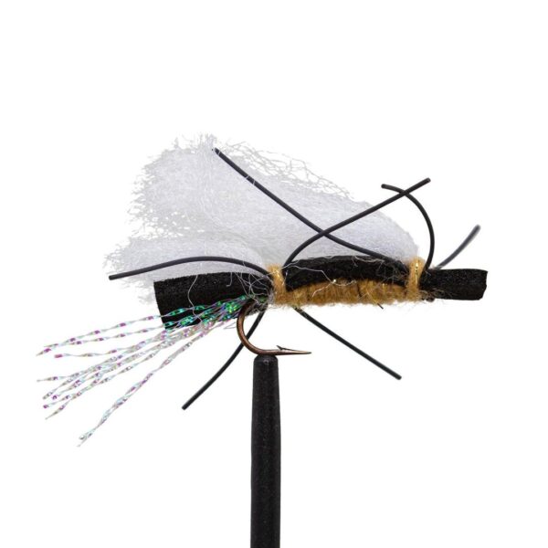 Shop Wyoming JHFLYCO Loaded Foam Fly Box – Hopper Dropper Assortment – Includes 50m 4X Fluoroflex Tippet