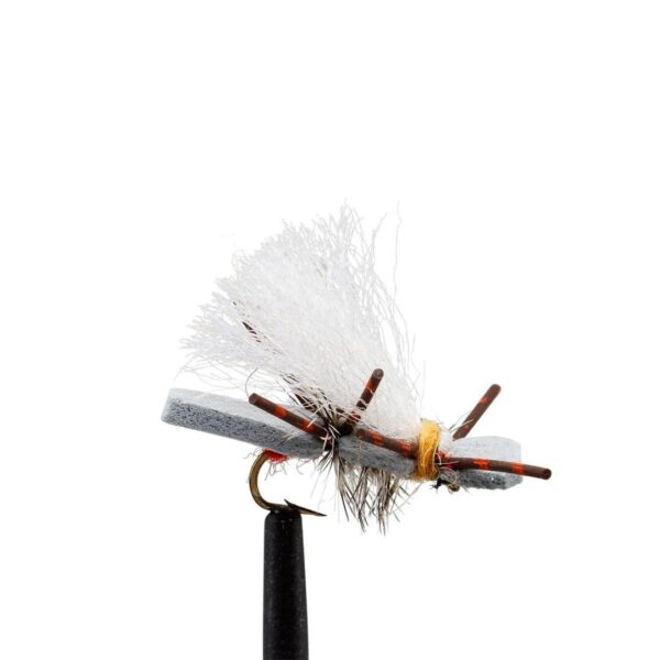 Shop Wyoming JHFLYCO Loaded Foam Fly Box – Hopper Dropper Assortment – Includes 50m 4X Fluoroflex Tippet
