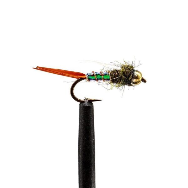 Shop Wyoming JHFLYCO Loaded Foam Fly Box – Hopper Dropper Assortment – Includes 50m 4X Fluoroflex Tippet