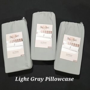 Shop Wyoming Luxurious Brushed Microfiber Pillowcases – Light Gray Shop Wyoming Luxurious Brushed Microfiber Pillowcases – Light Gray