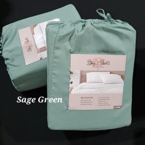 Shop Wyoming Luxurious Brushed Microfiber Bed Sheets – Sage Green Shop Wyoming Luxurious Brushed Microfiber Bed Sheets – Sage Green