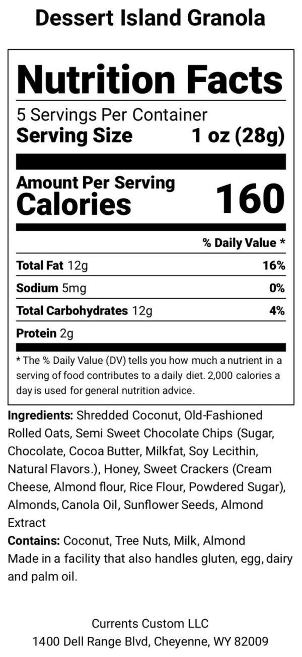Shop Wyoming Dessert Island Granola
