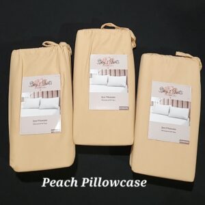 Shop Wyoming Luxurious Brushed Microfiber Pillowcases – Peach Shop Wyoming Luxurious Brushed Microfiber Pillowcases – Peach