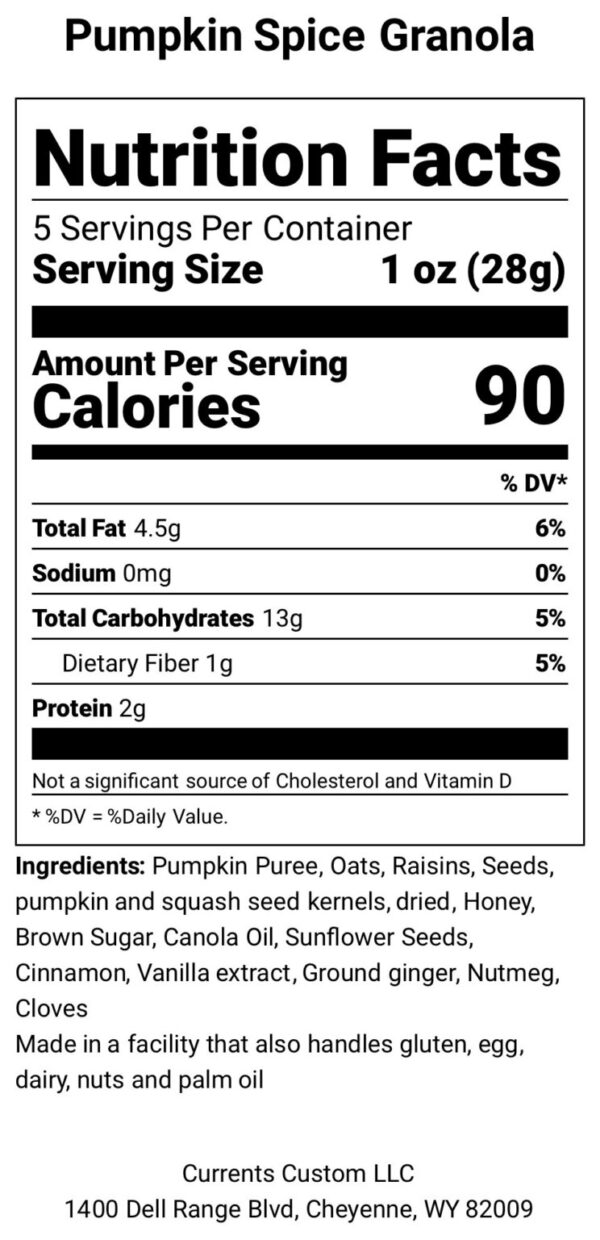 Shop Wyoming Pumpkin Spice Granola