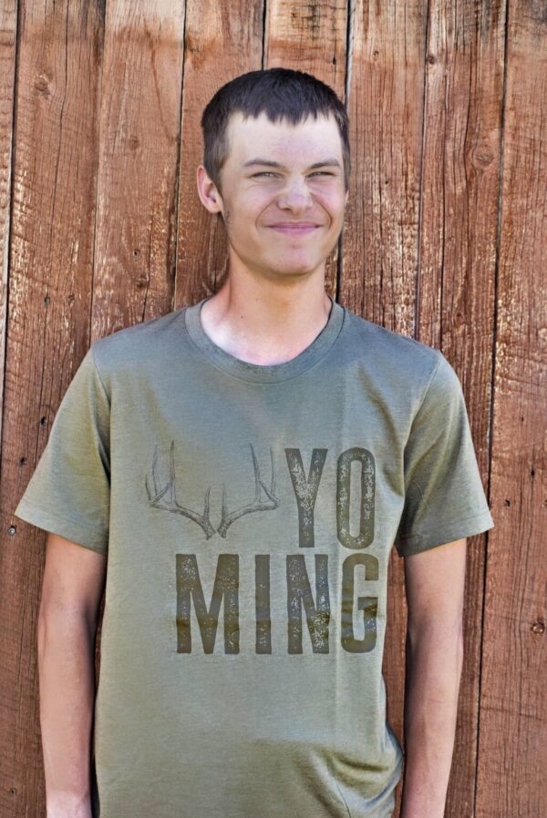 Shop Wyoming Men’s Wyoming T-shirt or Hoodie