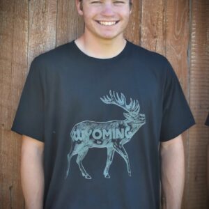 Shop Wyoming Men’s Wyoming Elk T-shirt or Hoodie