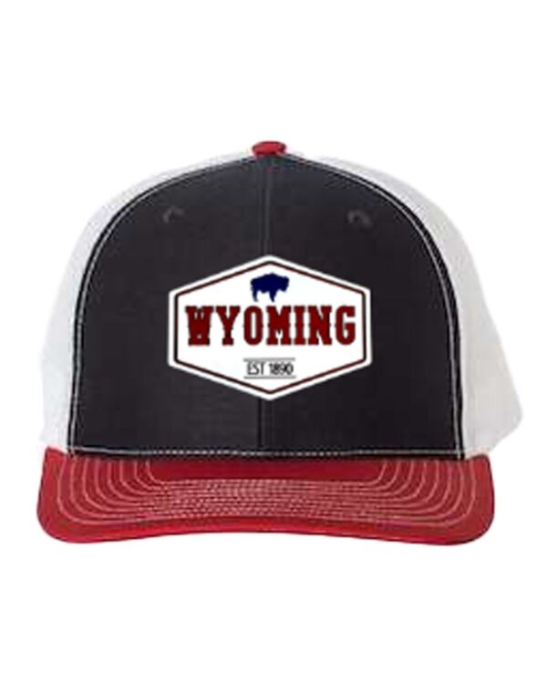 Shop Wyoming Wyoming Established 1890 Acrylic Trucker Hat