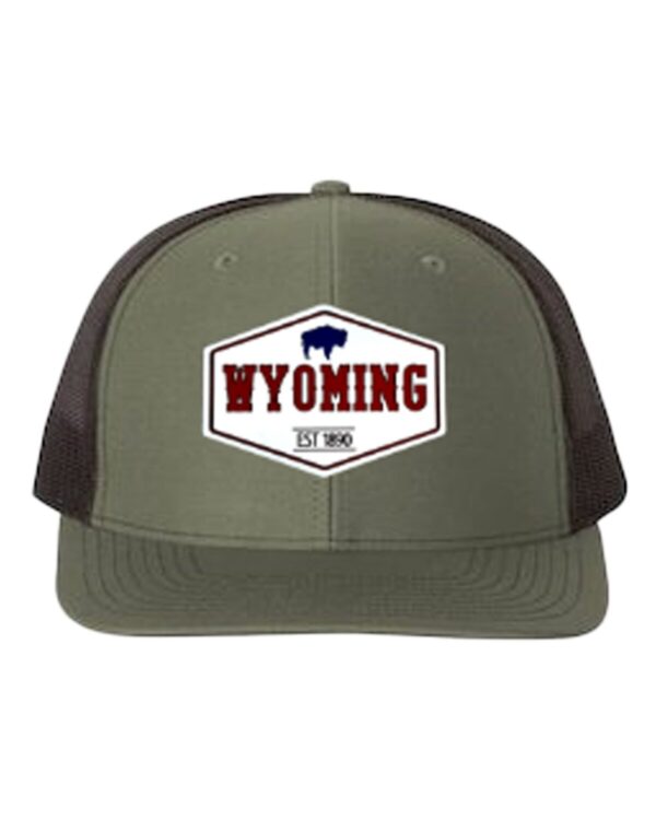 Shop Wyoming Wyoming Established 1890 Acrylic Trucker Hat