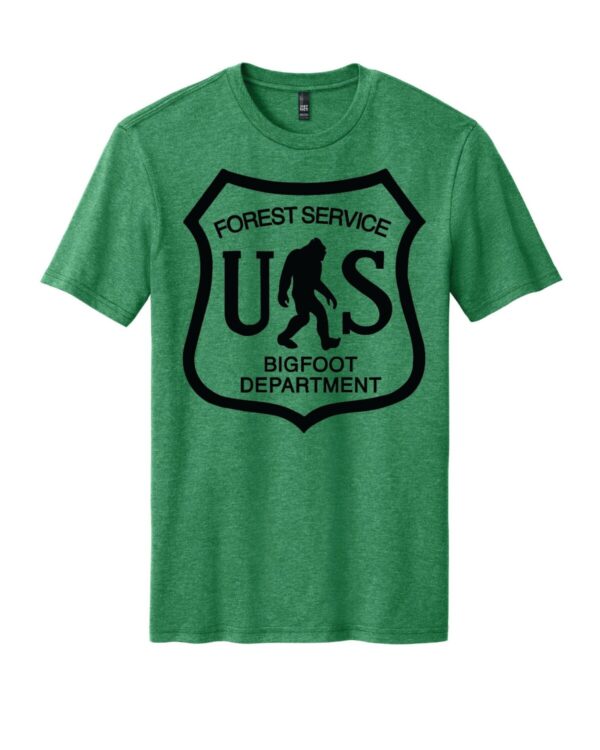 Shop Wyoming Forest Service Bigfoot Department T-Shirt