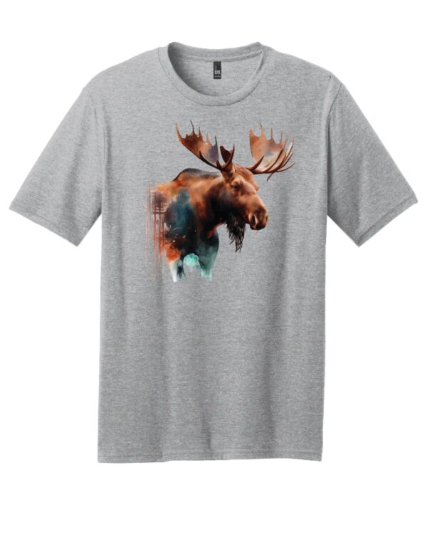 Shop Wyoming Watercolor Moose T-Shirt