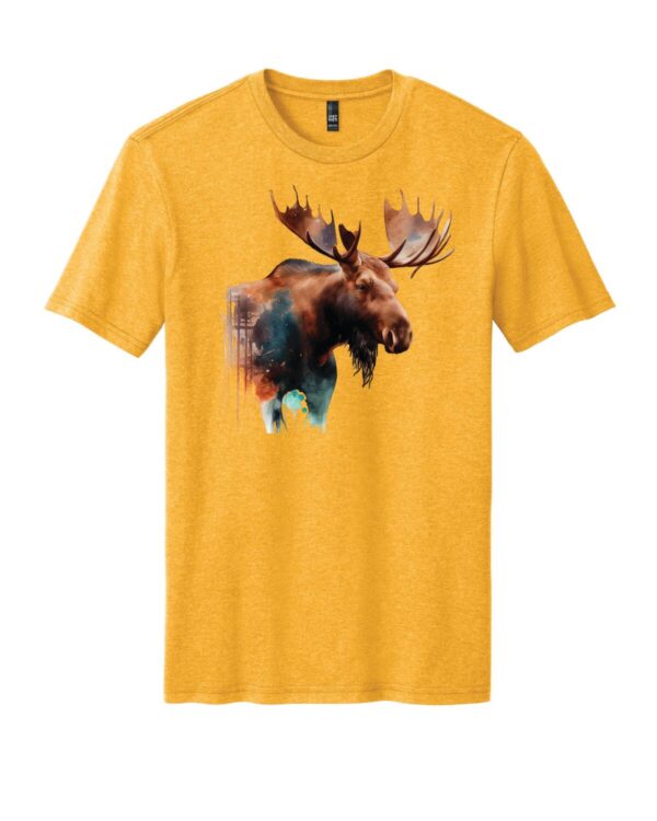 Shop Wyoming Watercolor Moose T-Shirt