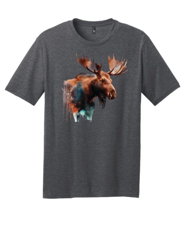 Shop Wyoming Watercolor Moose T-Shirt