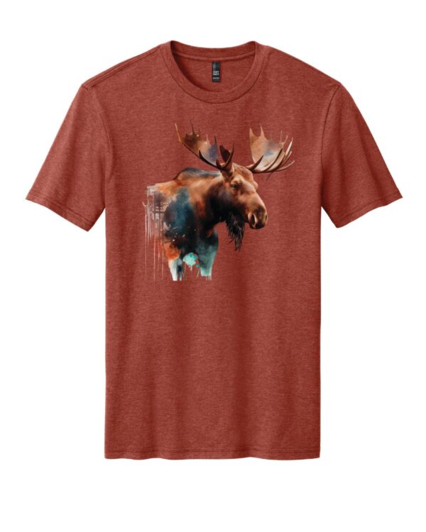 Shop Wyoming Watercolor Moose T-Shirt