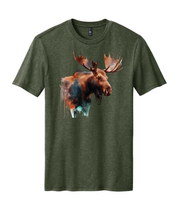 Shop Wyoming Watercolor Moose T-Shirt