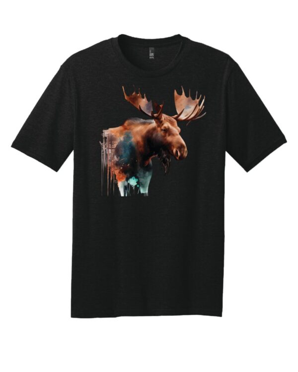 Shop Wyoming Watercolor Moose T-Shirt