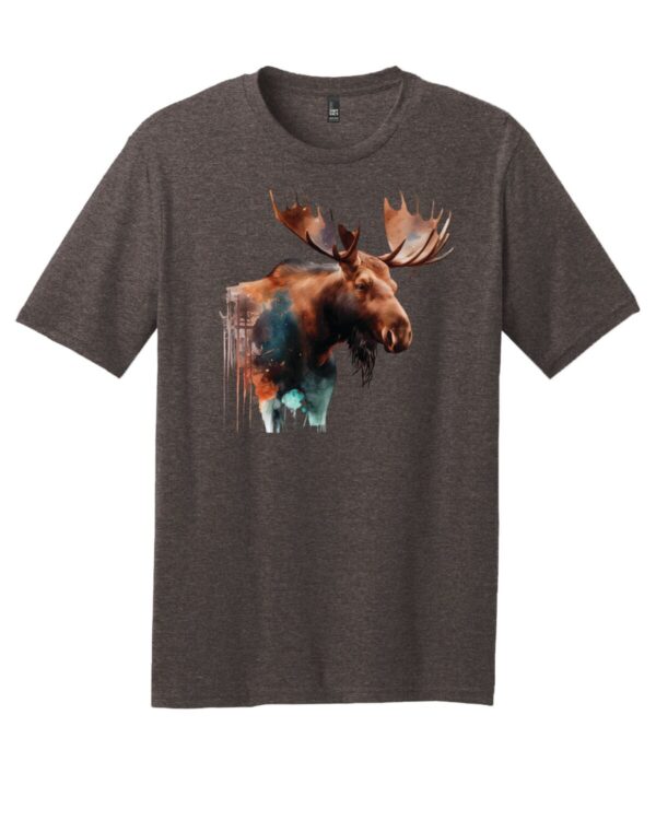 Shop Wyoming Watercolor Moose T-Shirt