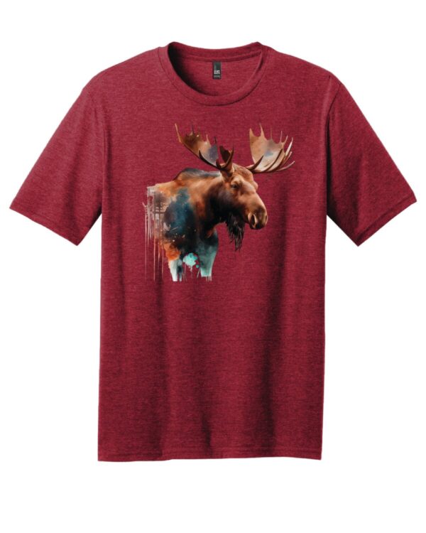 Shop Wyoming Watercolor Moose T-Shirt