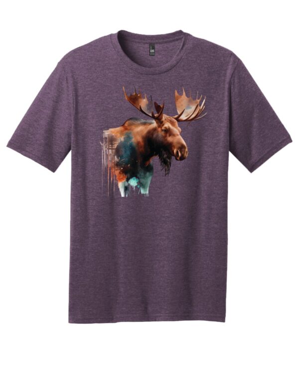 Shop Wyoming Watercolor Moose T-Shirt
