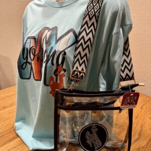 Shop Wyoming Wyoming Clear Black Purse