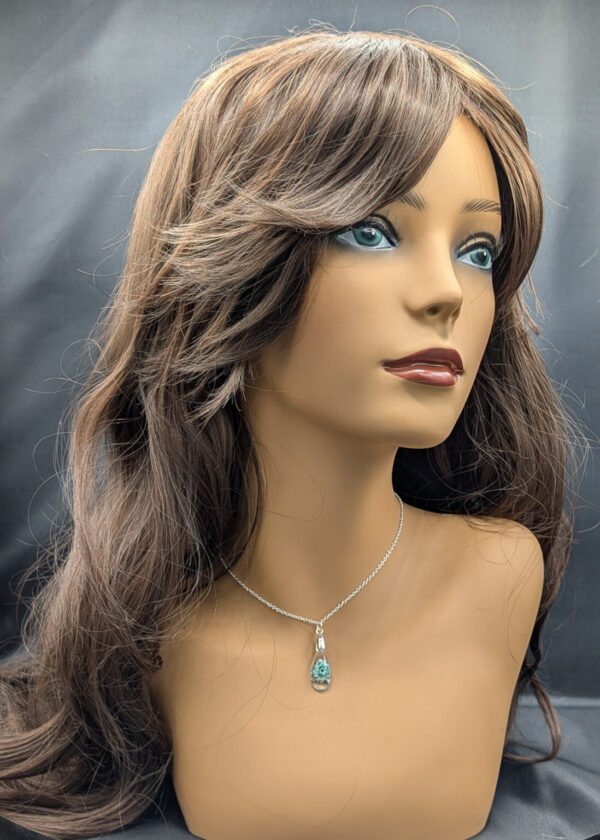 Shop Wyoming Blue Flower Drop Necklace