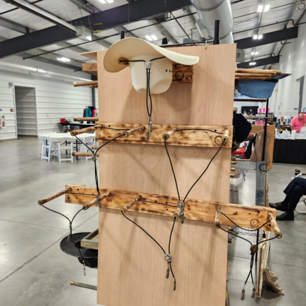 Shop Wyoming COWBOY TRAILER RACK 4 HAT – Cowboy Hat Rack – Functional Western Decor CAMPER Cowboy hat hanger