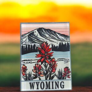 Shop Wyoming Wyoming Indian Paintbrush Acrylic Magnet