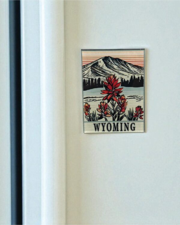 Shop Wyoming Wyoming Indian Paintbrush Acrylic Magnet