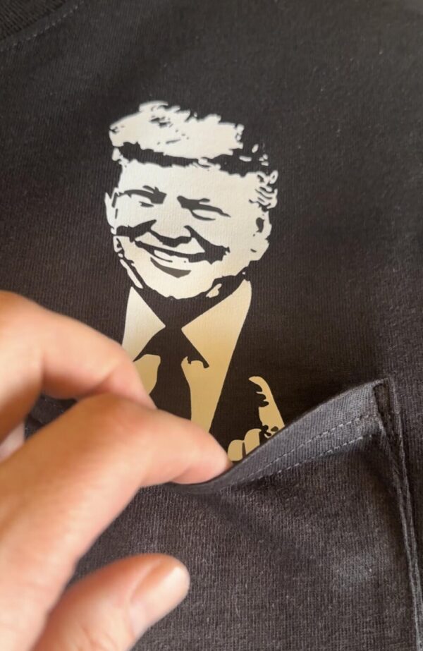 Shop Wyoming Trump Pocket Design T-Shirt