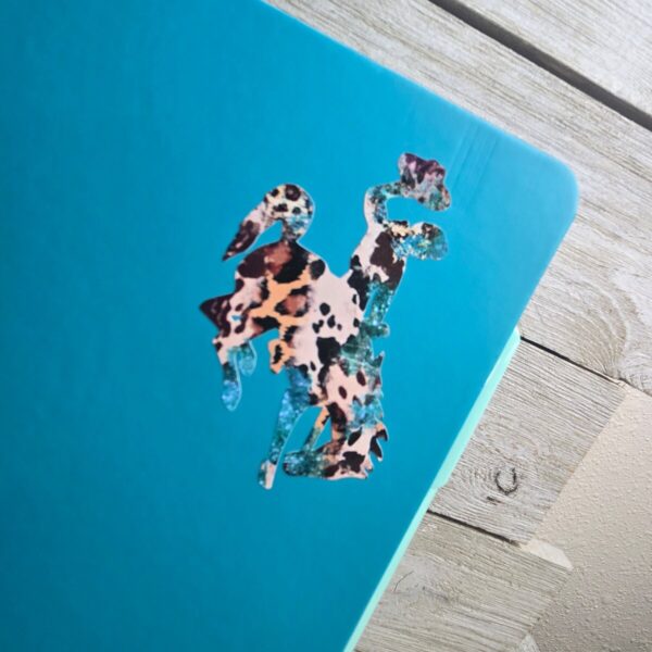 Shop Wyoming Big Bucking Horse Note Pad w/pen ~ Teal the Sun Goes Down