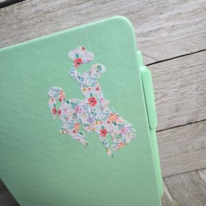 Shop Wyoming Big Bucking Horse Note Pad w/pen ~ Mint & Spring Floral