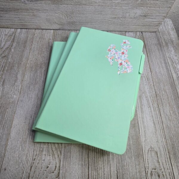 Shop Wyoming Big Bucking Horse Note Pad w/pen ~ Mint & Spring Floral