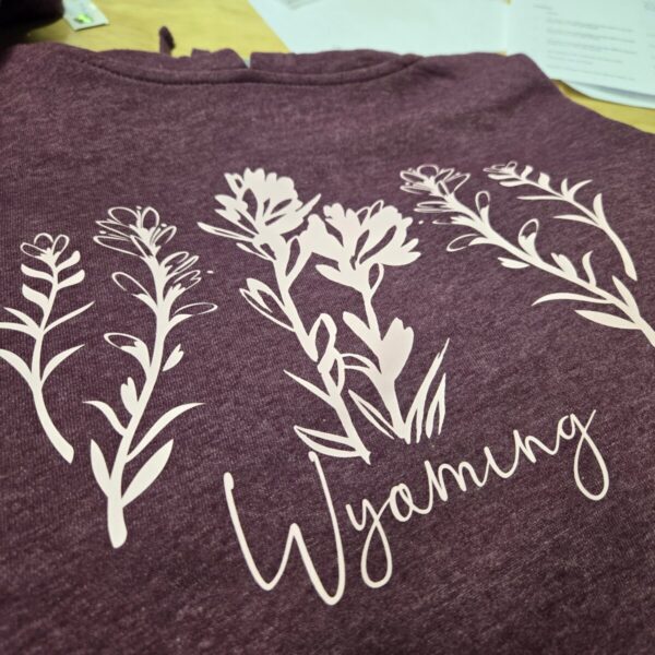 Shop Wyoming Wyoming Indian Paintbrush ~ Welt Pocket Hoodie