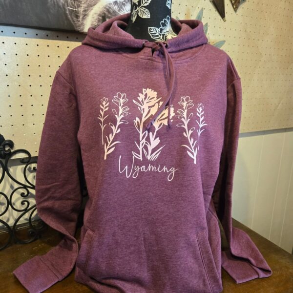 Shop Wyoming Wyoming Indian Paintbrush ~ Welt Pocket Hoodie
