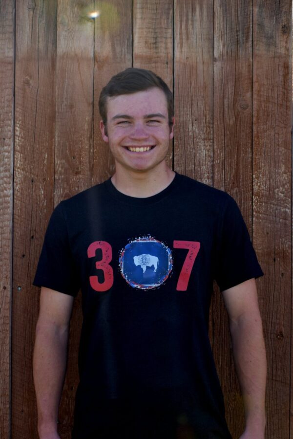 Shop Wyoming 307 with Wyoming State Seal T-shirt