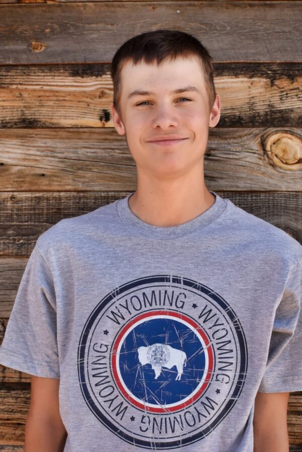 Shop Wyoming Wyoming State Seal Circle T-shirt