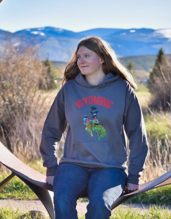 Shop Wyoming Wyoming Indian Paint Brush Hoodie