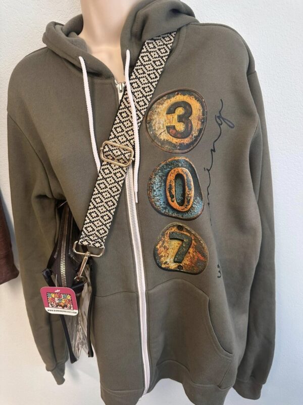 Shop Wyoming 307 Wyoming Crewneck or Zip Up Hoodie
