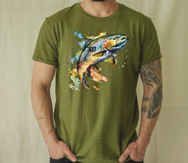 Shop Wyoming 307 Trout Fish T-Shirt