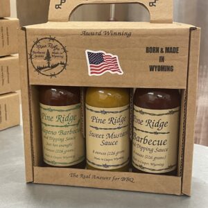 Shop Wyoming Pine Ridge BBQ & Dipping Sauce: 3 Pack Gift Box