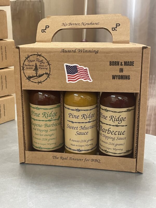 Shop Wyoming Pine Ridge BBQ & Dipping Sauce: 3 Pack Gift Box