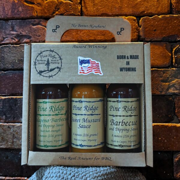 Shop Wyoming Pine Ridge BBQ & Dipping Sauce: 3 Pack Gift Box