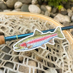 Shop Wyoming Trout Species Series – Rainbow Trout Sticker